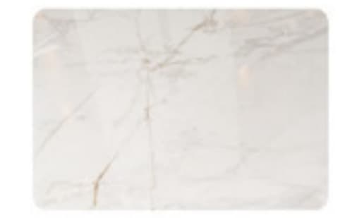 Sàn (căn từ 70 m²) bàn giao tại Phòng khách / bếp — Gạch nung kết vân đá marble, men bóng (Vasta Stone), căn hộ Peninsula Private Đà Nẵng